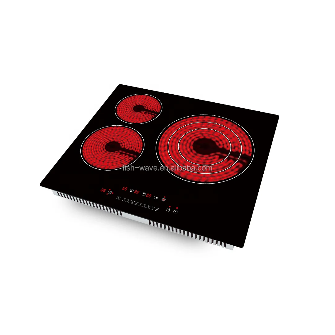 High Quality Ceramic Cooker  Black Crystal Face Plate Electric Ceramic Cooktops Smart Home Appliances