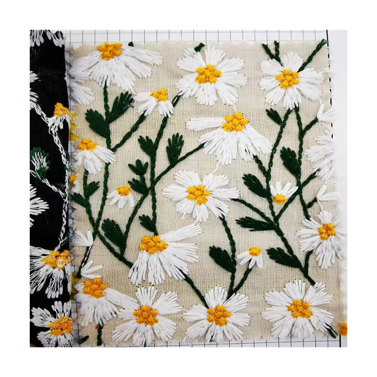 Hot Sale Mission Runway Embroidered Polo Shirts 100% Cotton Hemp Fabric