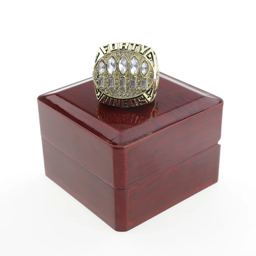 Shengwen Nfl 1994 San Francisco 49ers Championship Ring Europe And America Popular Memorial Nostalgic Classic Ring