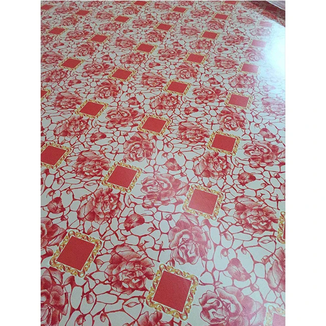 
2.7mm 3mm Arabesque Paper Overlaid Plywood/Big Flower Paper Overlaid MDF Boards 