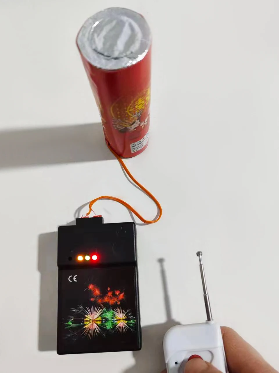N04 4 Cues Remote Wireless Indoor Stage Controller Rotative Equipment Fireworks Firing System