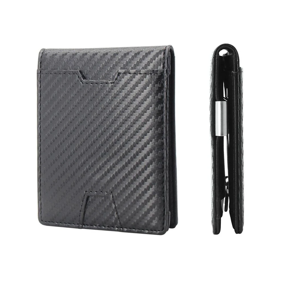 
Minimalist slim rfid blocking card wallet front pocket 100% genuine leather men wallet 