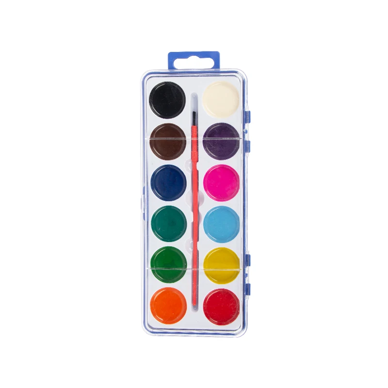 Water color Paint Set for Kids,Ideal Fun and Learning Tool for Kids at Home and School Paintbrush Included