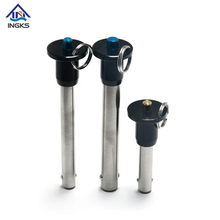 High Quality Spring Push Pull Ring Quick Release Locking Ball Button Handle Detent Pin
