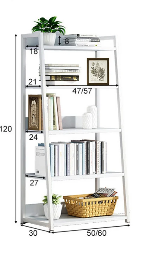 estante de bano  Bookcase multifunctional floor simple shelf multi-layer storage shelf practical bookcase