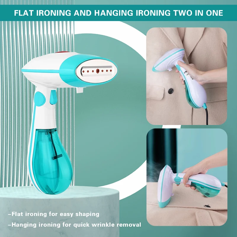 Wholesale supplier popular home appliance handheld garment steaming iron Portable clothes fabric hanging Garment Steamer