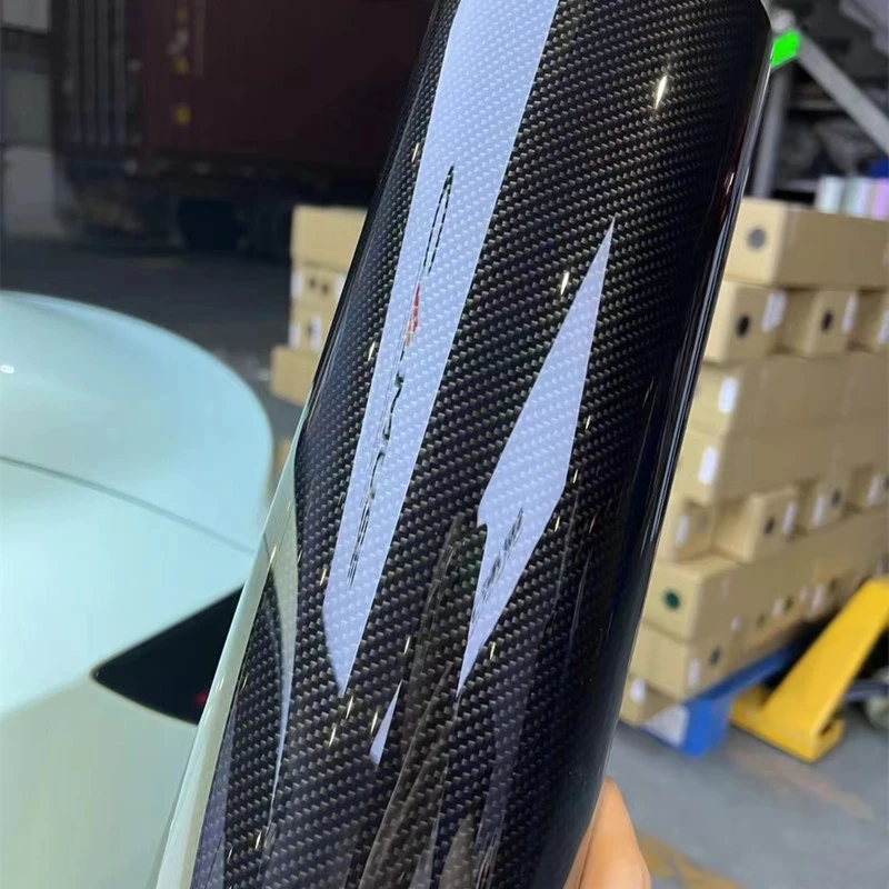 Wholesale USA Quality Glossy Black Carbon Fiber Material Roll Vinyl Wrap Film Roll TPU Color PPF Film Car Color Change Film