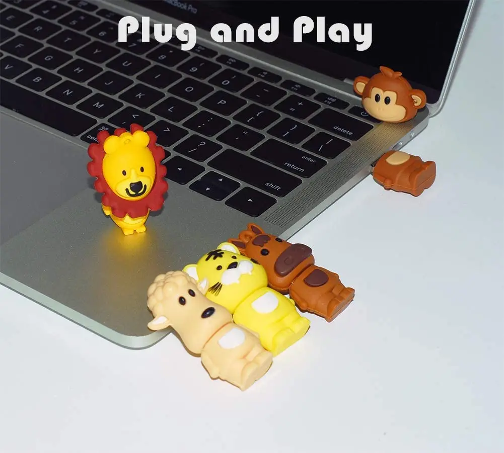 Gitra Promotional Gift 4GB 8GB Usb Stick Pvc Usb Soft Silicone 16GB 32GB Simulation Animal Lion Shaped usb flash Drive