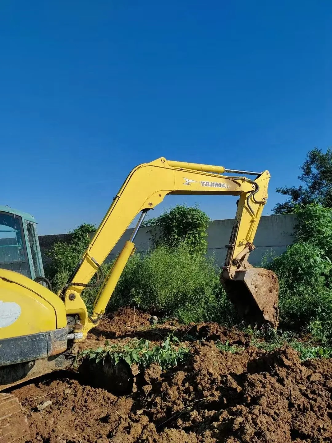 7 ton mini Japan original yanmar vio75 excavator diesel engine 75 japanese second hand excavator supplier vio75-b