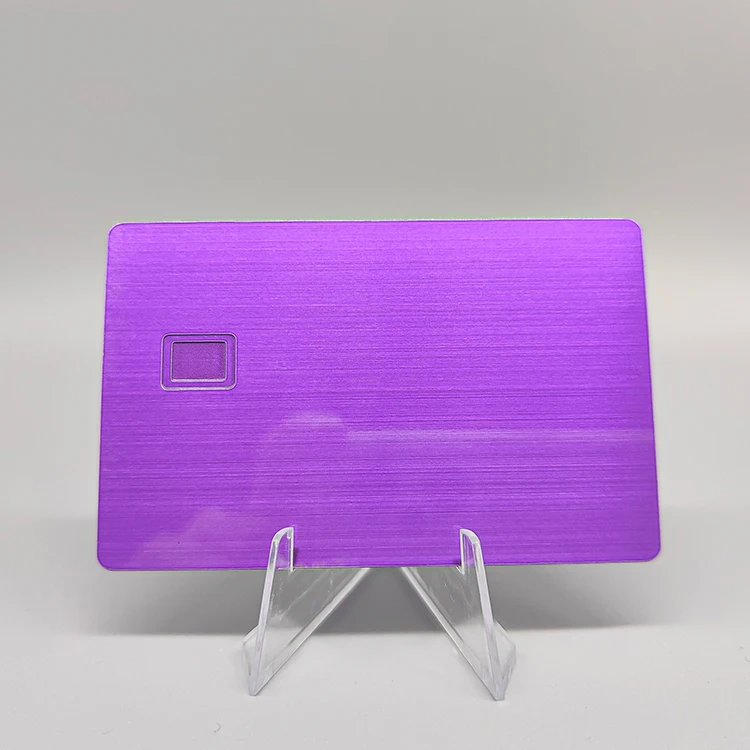 Custom logon Contactless Id Ic Smart Rfid Chip Metal Business Card