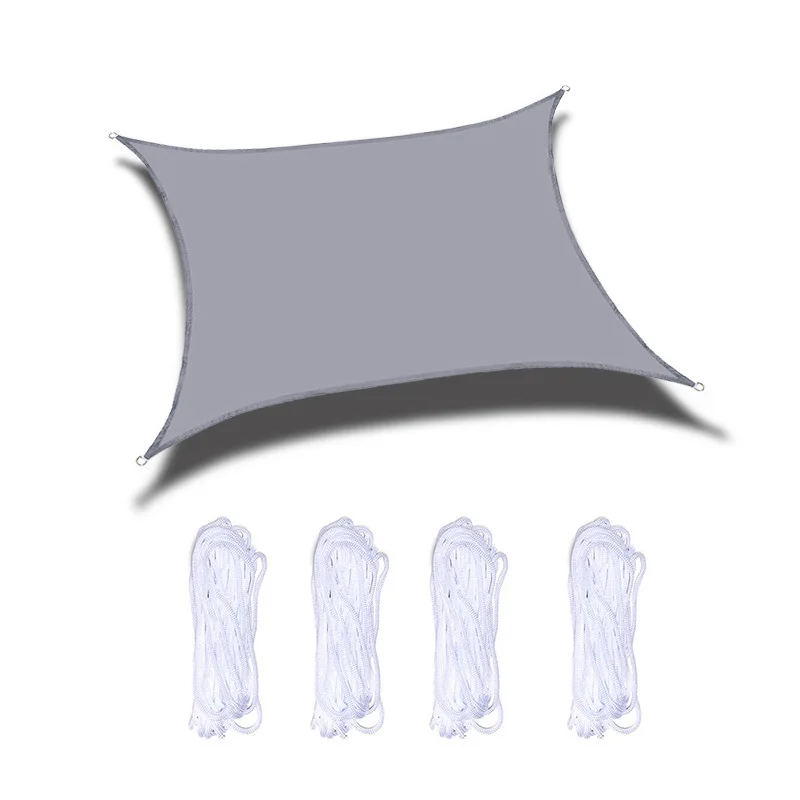 Wholesale 200gsm Sun Shade Sail Triangle With UV Protection Shade Sail Awnings Outdoor