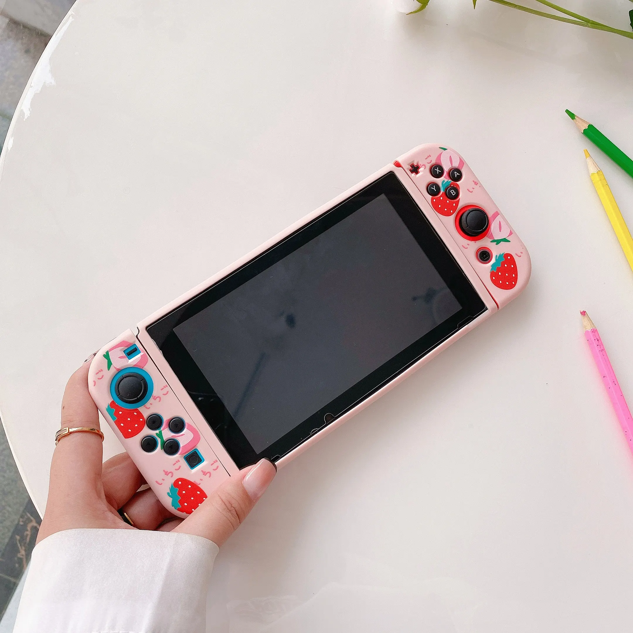 Чехол Kawai из ТПУ для хранения фруктов защитный чехол аксессуаров игровой консоли Nintendo
