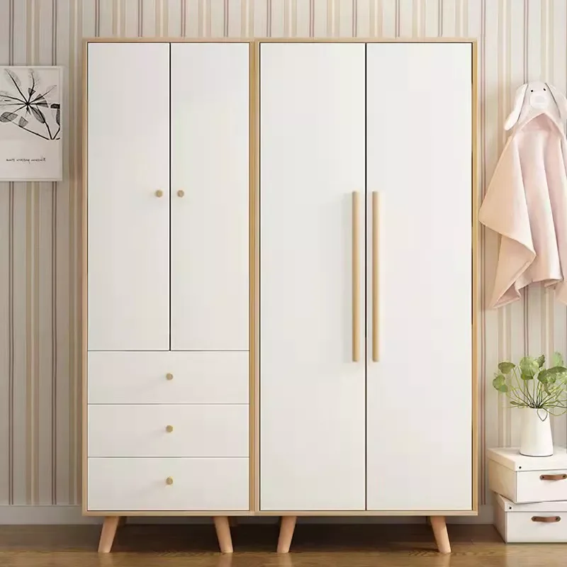 Пластиковый портативный шкаф, гардероб, шкаф для спальни, Простой ящик для хранения, шкаф из массива дерева