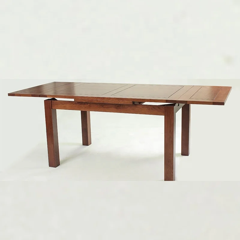 European style antique Solid wood extensible Dining Table used restaurant and hotel furniture (DT-515C-OAK)