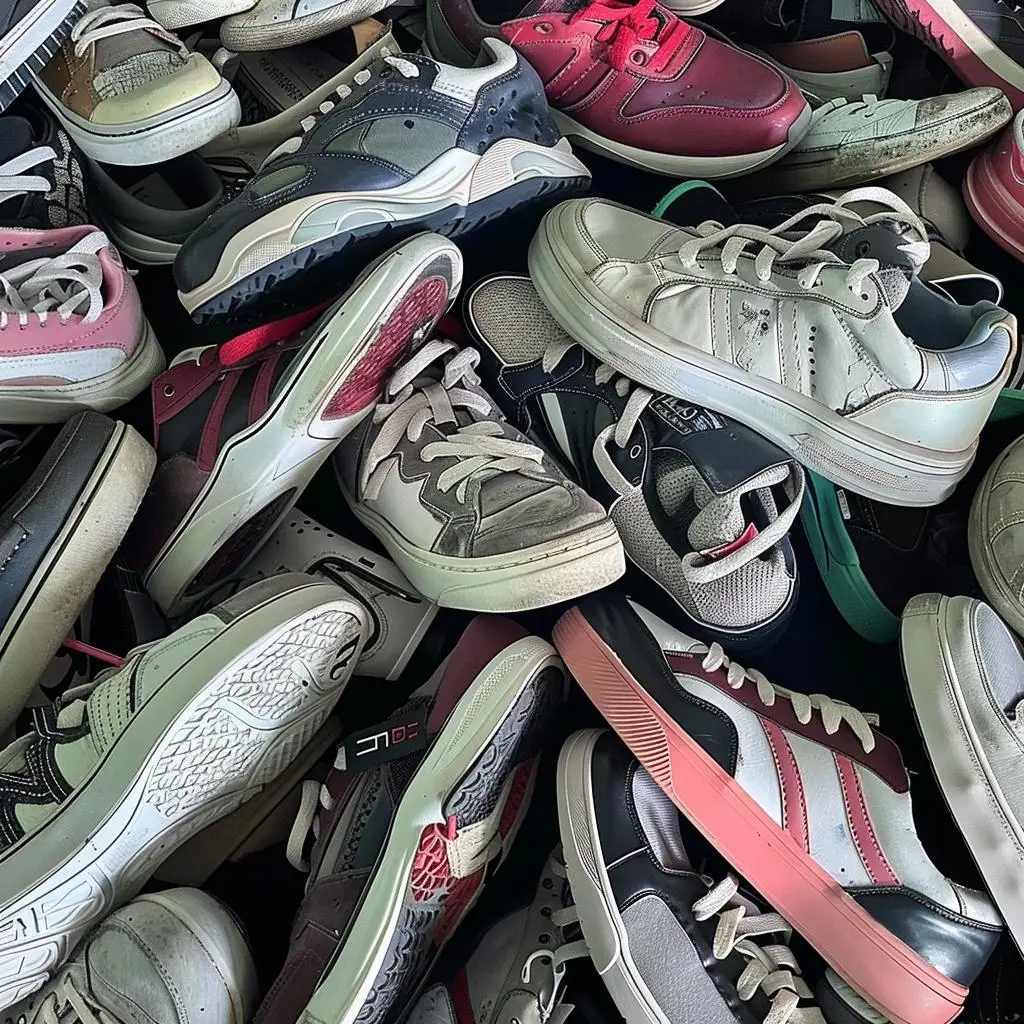 Stock Whole Sale Branded Bale Mixed Grade A Used Sport shoe Second Hand Shoes Bales In Europee