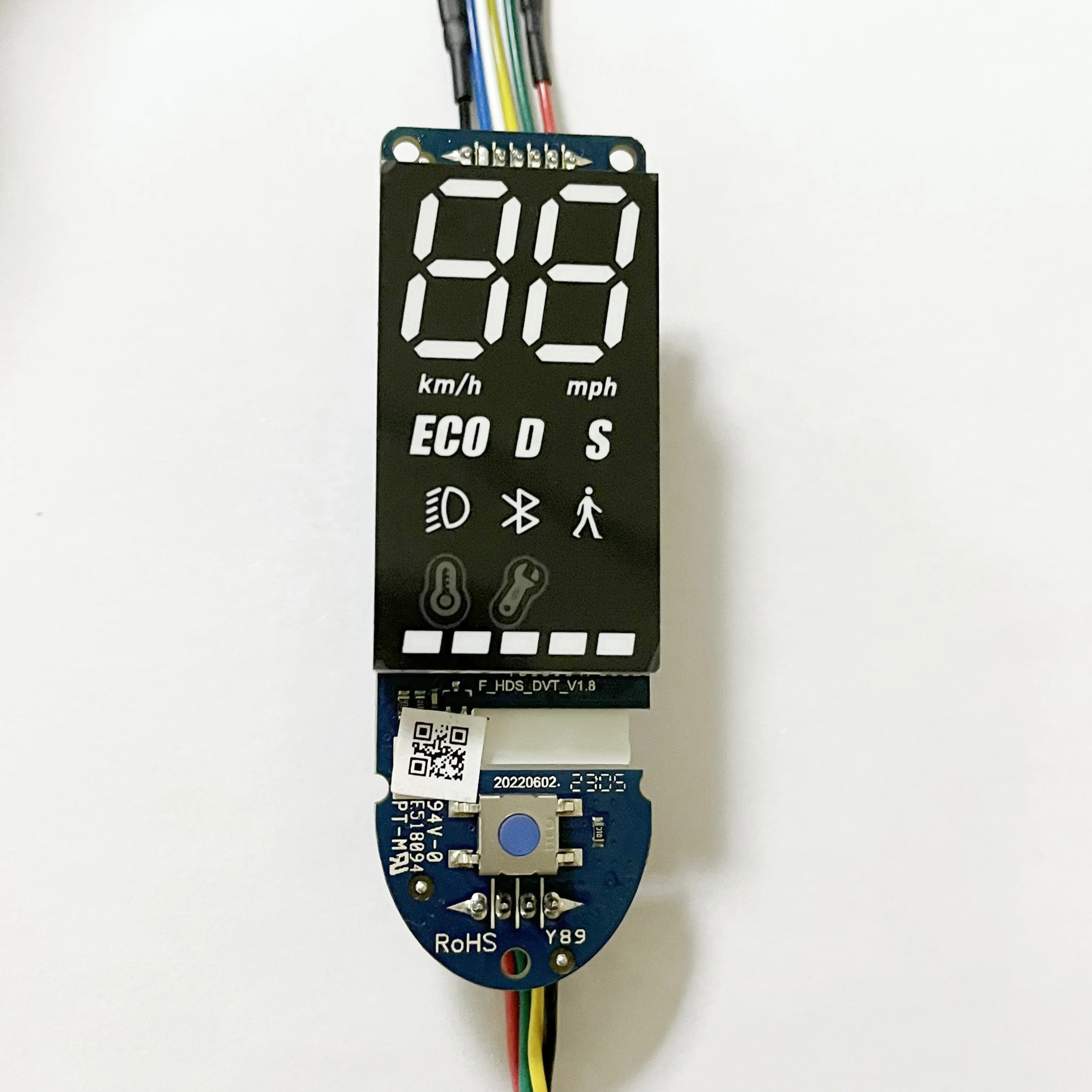 Original Display Dashboard For Ninebot D28 D-series EU Version Electric Scooter Replacement Part Accessory