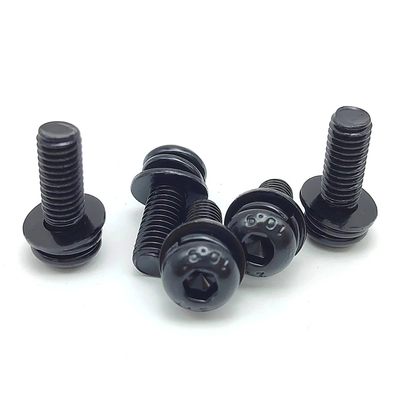 screw China factory alloy steel high grade hex socket screw cap screw button head 10.9 assembled  ISO7380 screws wholesale