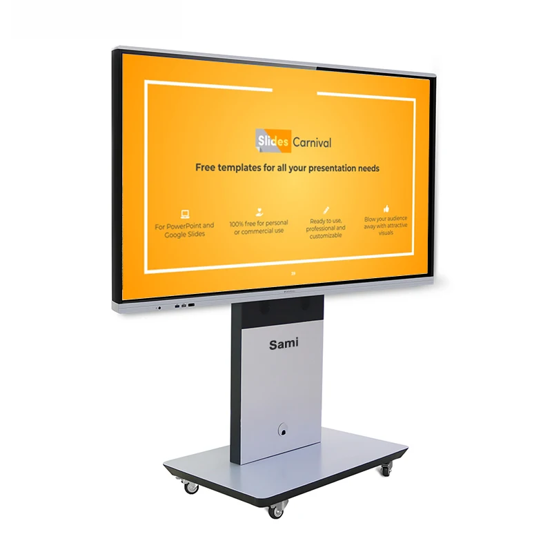 Factory Wholesale Interactive Whiteboard 75 86 98 110 Inch Class Android LCD Digital Display Smart Board for Sale