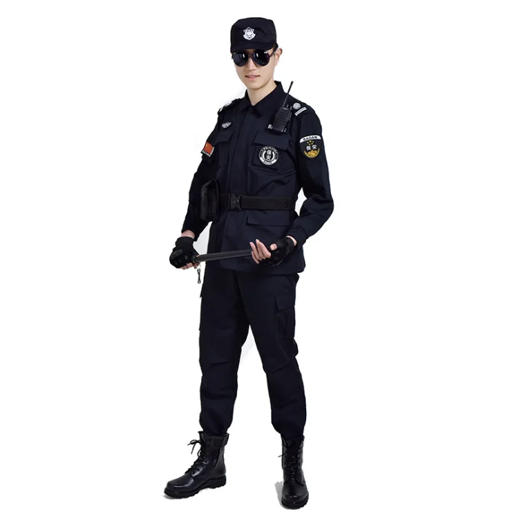 
The best quality professional manufacturer security clothing custom logo uniform 