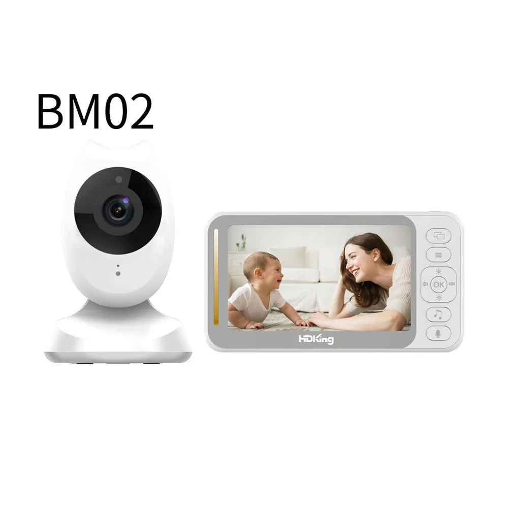2.4G Portable Wireless Baby Monitor Video Camera Two-way Audio Nanny Music Baby Monitor with Camera and Audio