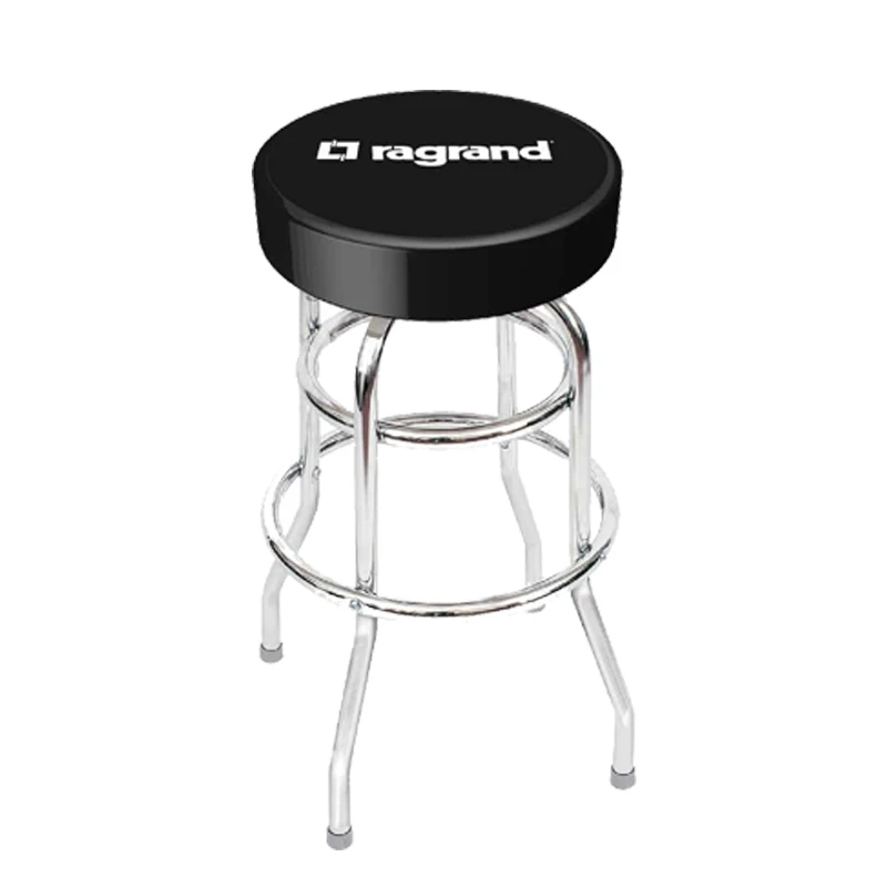 Chrome restaurant metal cushion swivel  counter bar stool used commercial stools (1600505985654)