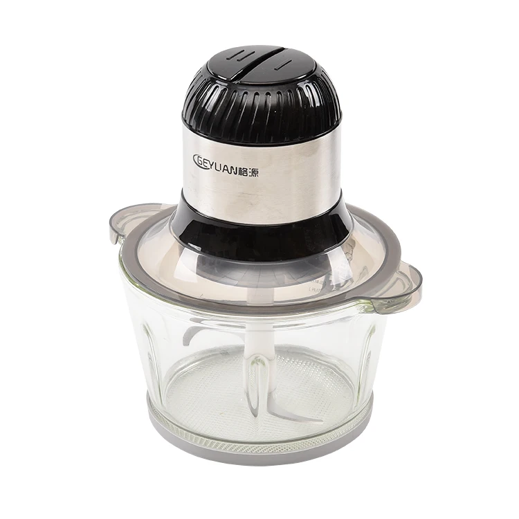 meat grinder 2L electric food chopper  home meat grinder mixer multifunctional food processor