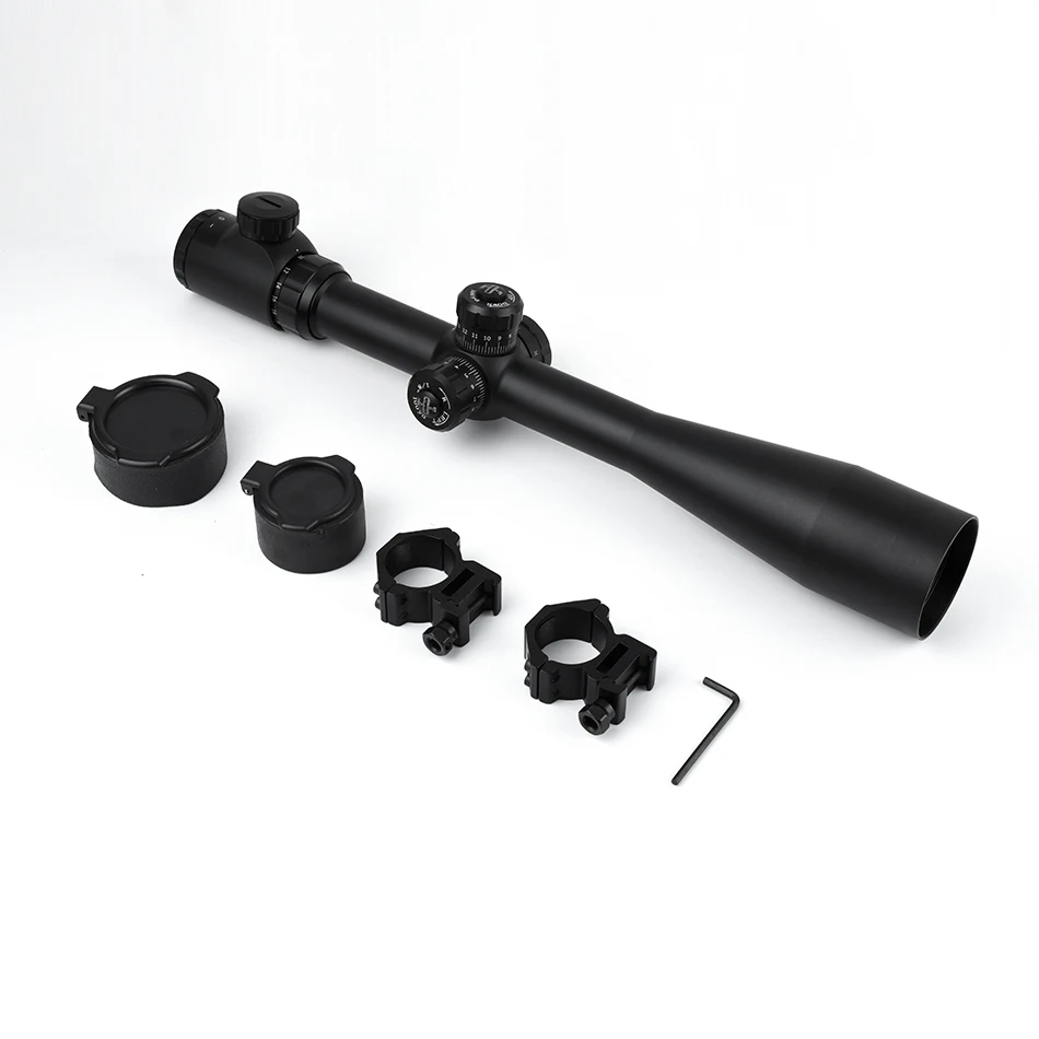 SYQT 10-40x50 Scope Side Focus 30mm Long Range .308 .338 Cal Illuminated Hunting High quality IR reticle