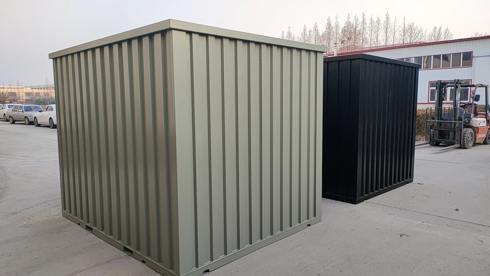 China 9 Feet Foldable Storage Movable Portable Living Flat Pack Extendable Foldable Container  House In American