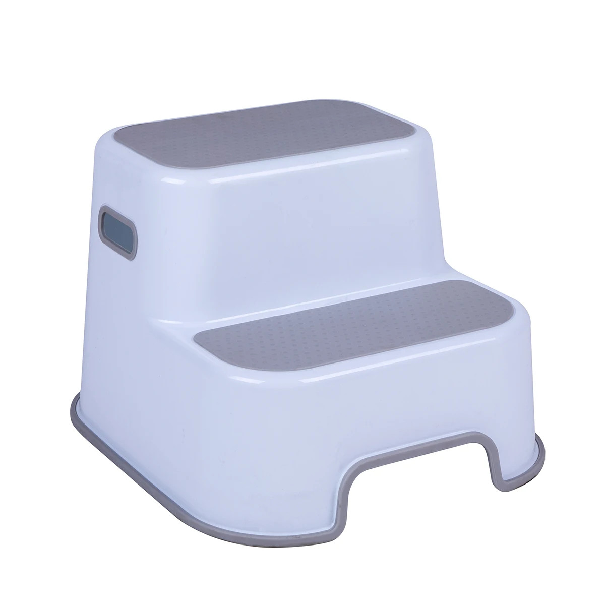 Dual Height Step Stool for Toddlers & Kids, Potty Training Stool for Bathroom, Kitchen, Two-Step Stool With Soft-Grips