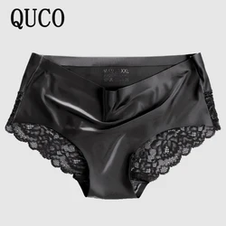 Роскошное кружевное пикантное женское нижнее белье из легкой кружевной ткани, бесшовное нижнее белье из вискозы, трусы