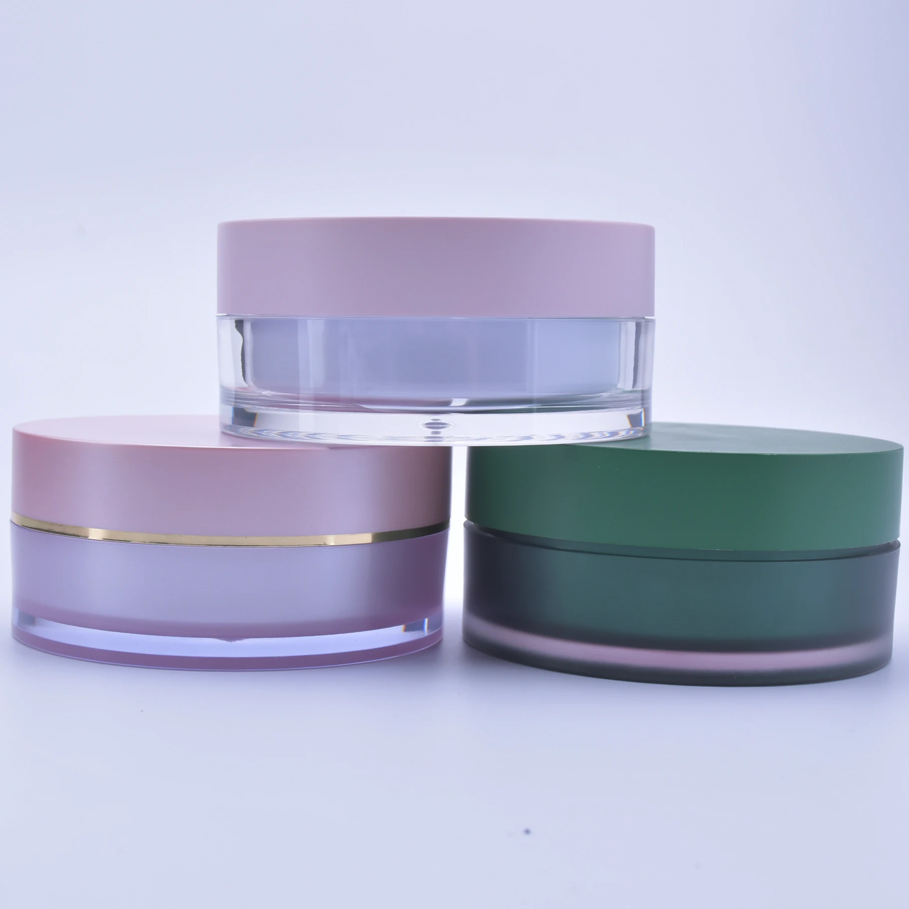 UU package black  cream jars cosmetic skincare containers 50g 30g custom lip balm jar