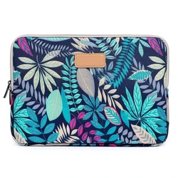 Colorful Leaves Pattern printed 13.3 Inch custom Laptop bag Sleeve
