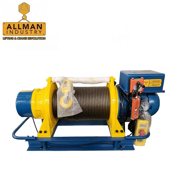 heavy duty 380V 440V 1000 kg electric winch 220v for sale