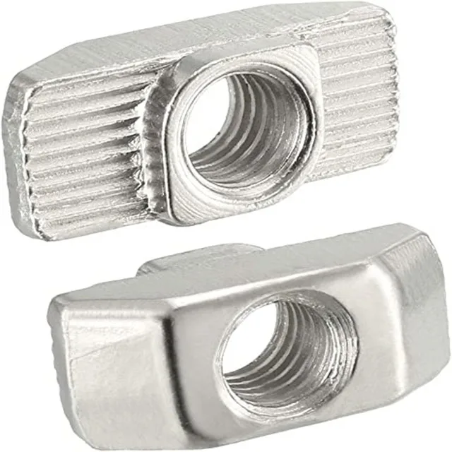 China Supplier Industrial Square Aluminum Profile Drop in T Slot Sliding T Nut