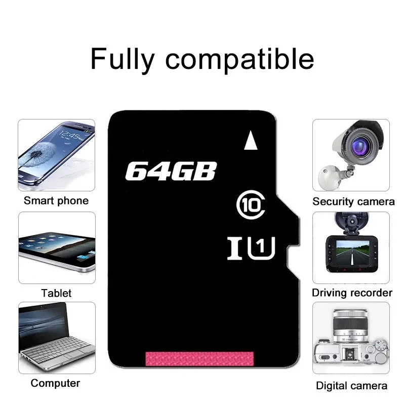  100% карта памяти Micro TF SD 8 ГБ 16 32 64 Гб 128 класс 10 U3