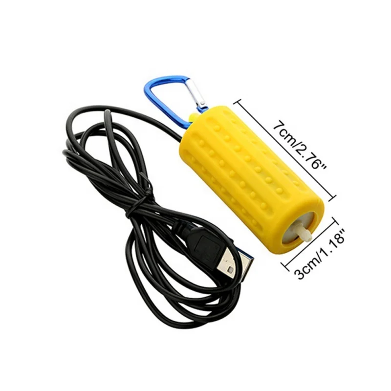 USB Mini Aquarium Filter Oxygen Air Pump For Fishing Tank Function Ultra Silent High Energy Efficient Aquarium Tank Accessories