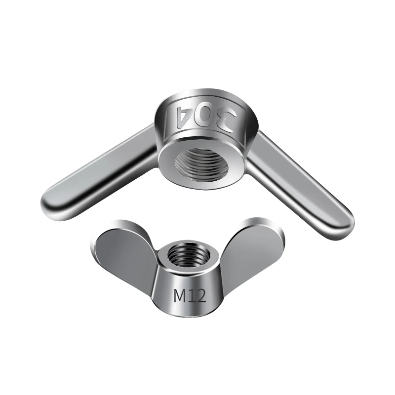 Titanium TA2 TC4 GR2 GR5 F468FT Ti 19 butterfly nut wing nuts Butterfly Wing Nuts