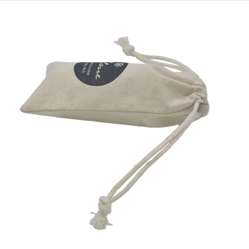 Customized Cotton Canvas Jewelry Bag Small Canvas Gift Jewelry Pouch