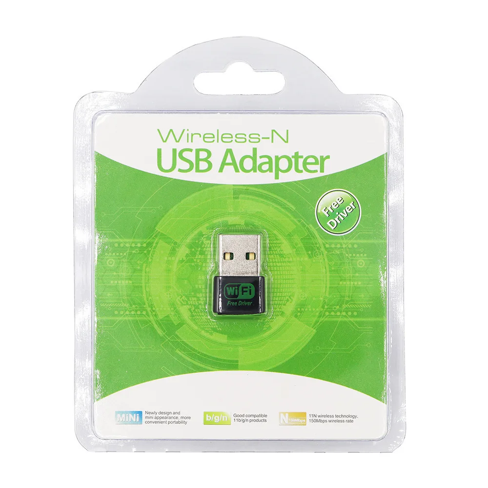 Drive free tp-link 150Mbps MTK7601 chip wireless wifi receiver and transmitter MINI network card USB WIFI adapter