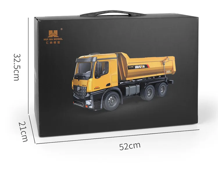 2020 Hot style mini skip car Dump truck, Remote control toys Alloy Tilt tip lorry durable material  tilting cart