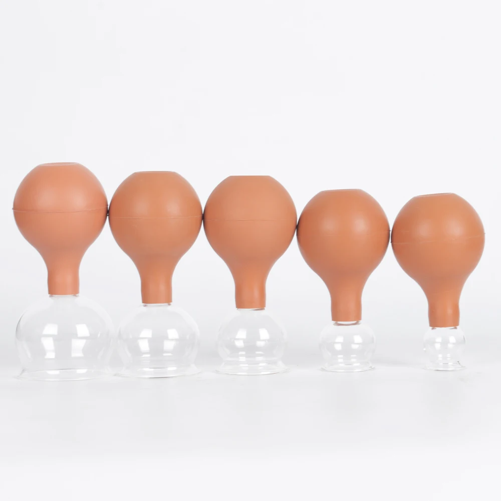 Glass Cupping Cups Massage Therapy Thicken Suction Cups Jar Different Size Full Body