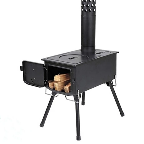 Jianyi KAMADO Stove Portable Outdoor Camping Fire Pit Hiking Accessories with Grill Foldable Hiking Fire Pit Stove