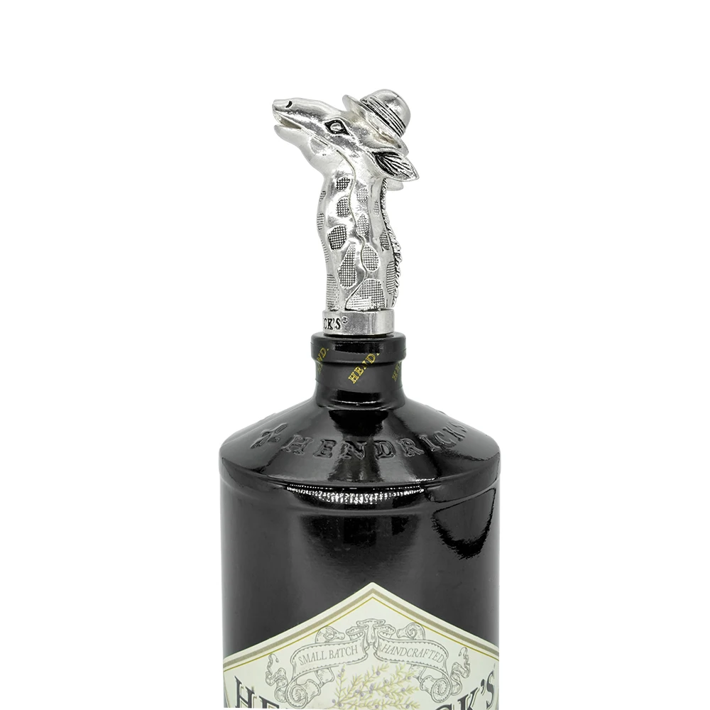 Creative Animal Metal Wine Stopper Red Wine Sealing Stopper Bar Accessories Wedding Wine Pourer Silvery Champagne Stopper