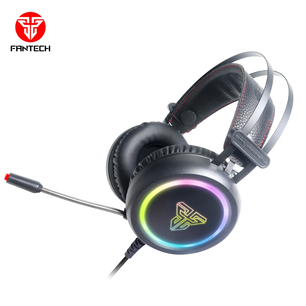 Fantech HG15 High Quality Custom Logo Design 7.1 Surround RGB Gaming Headphone