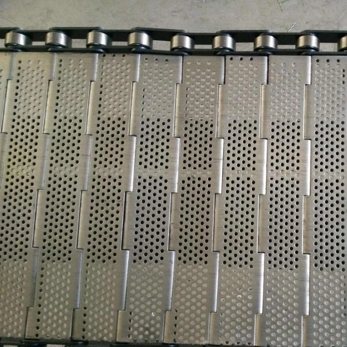 DLTE Food Grade SS304  Stainless Steel Chain Plate elt for conveyor