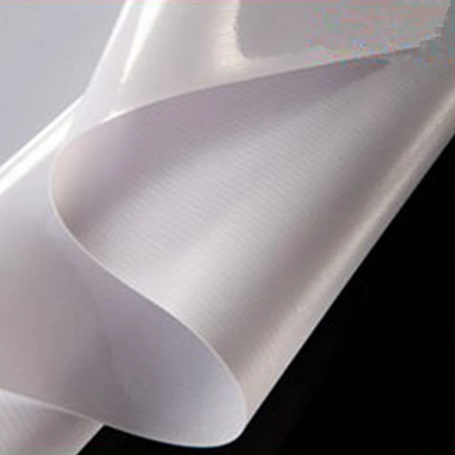 
White Gry Black Back 500*300D PVC Flex Banner 