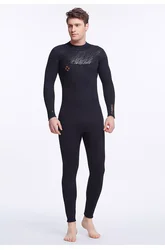 Гидрокостюм 3 мм для мужчин и женщин, неопреновый утолщенный теплый гидрокостюм, цельный костюм для глубокого Снорклинга и серфинга