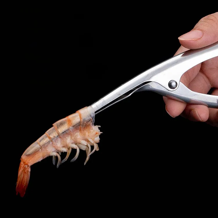 304 stainless steel shrimp peeler Household kitchen gadgets shrimp peeling tongs shrimp opener Crayfish shelling artifact