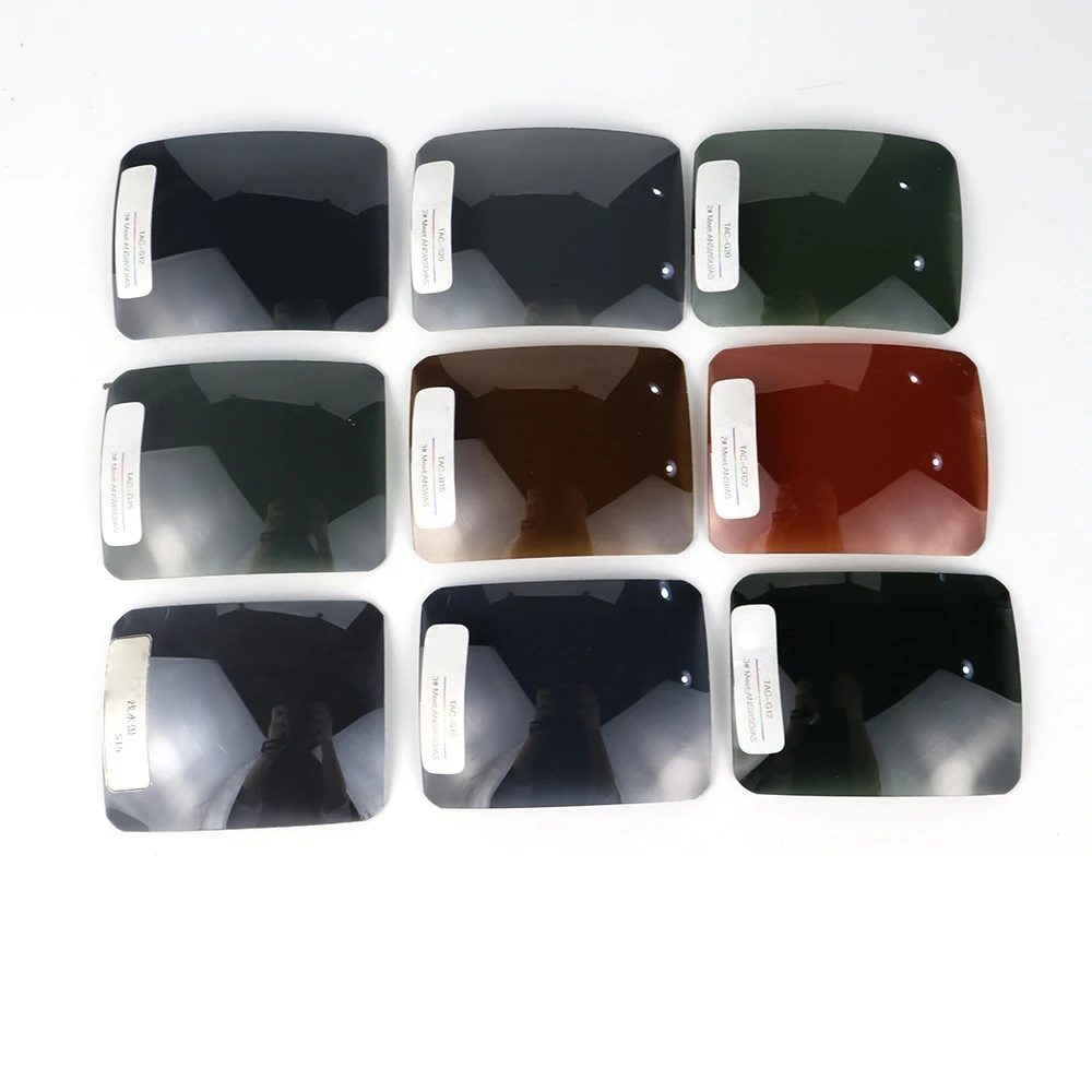 High Quality Supplier Custom Wholesale Polarized Sunglasses Lens TAC/Polycarbonate/Nylon Polarized Mirrored Sunglasses Lenses