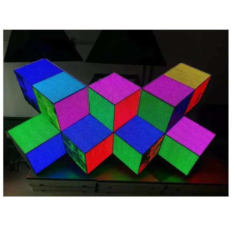 indoor pub 3D LED screen DJ table for night club stage disco decoration dj booth